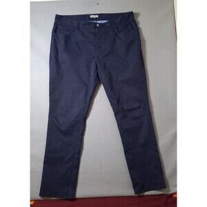 Peter Millar Stretch Twill Golf Pants Mens 40x32 Navy Blue Golf Cotton Preppy